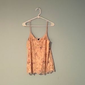 Lacy, silk adorable tank